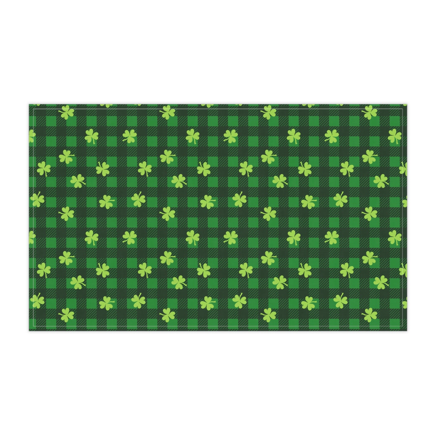 Shamrock Plaid Tea Towels (cotton)