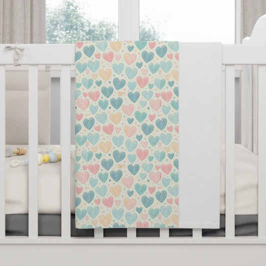 Pastel Promises Soft Fleece Baby Blanket