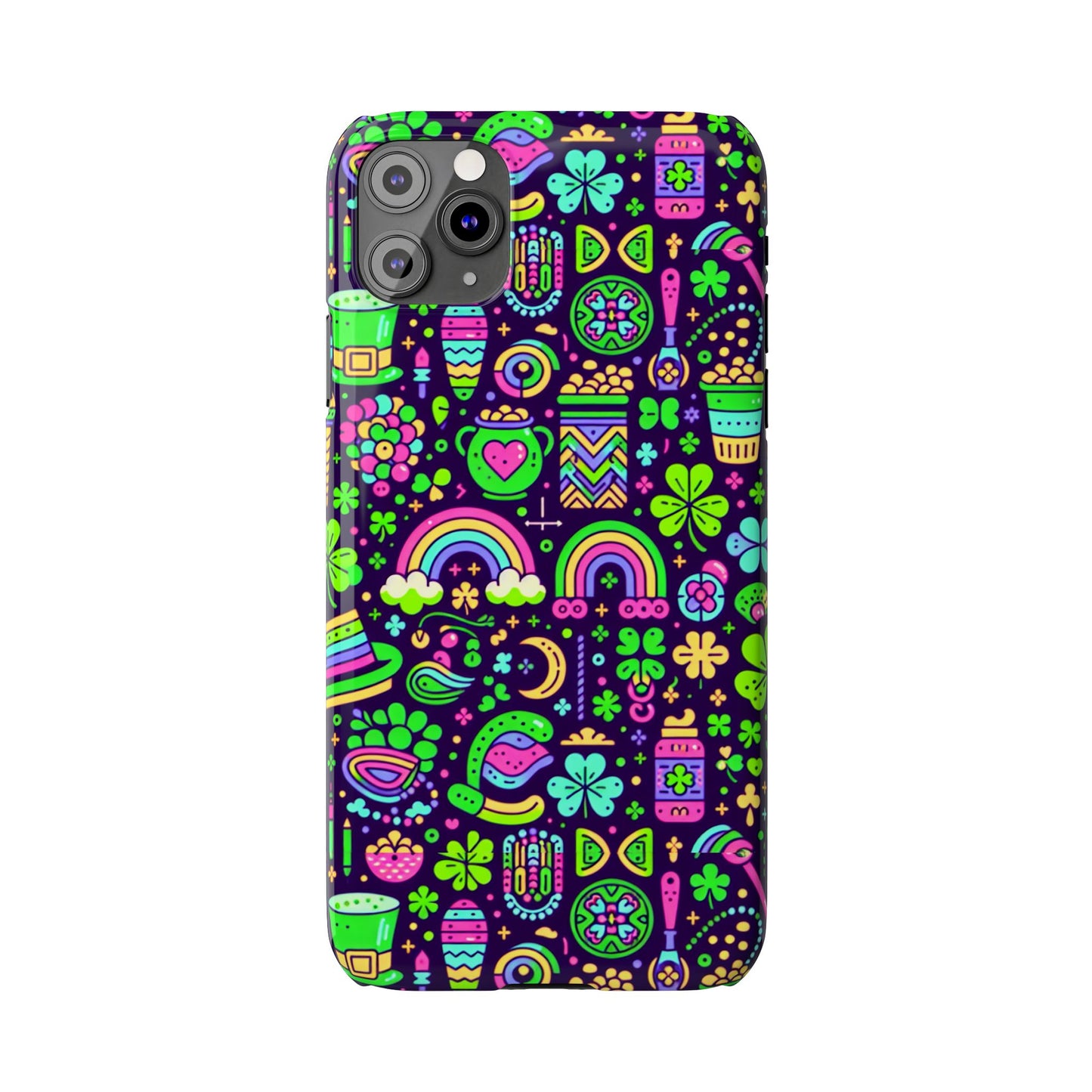 Day-Glo Clover Slim Phone Cases