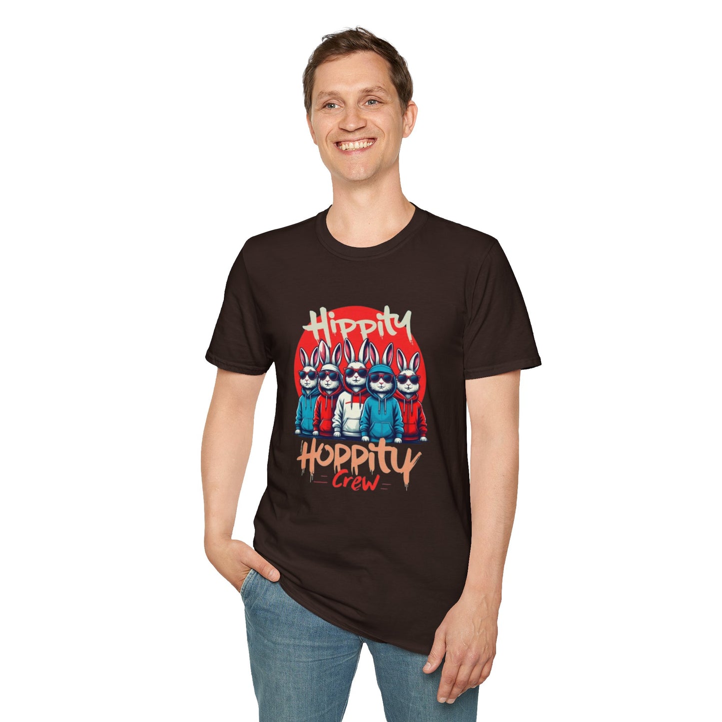 Hippity Hoppity Crew Unisex Softstyle T-Shirt