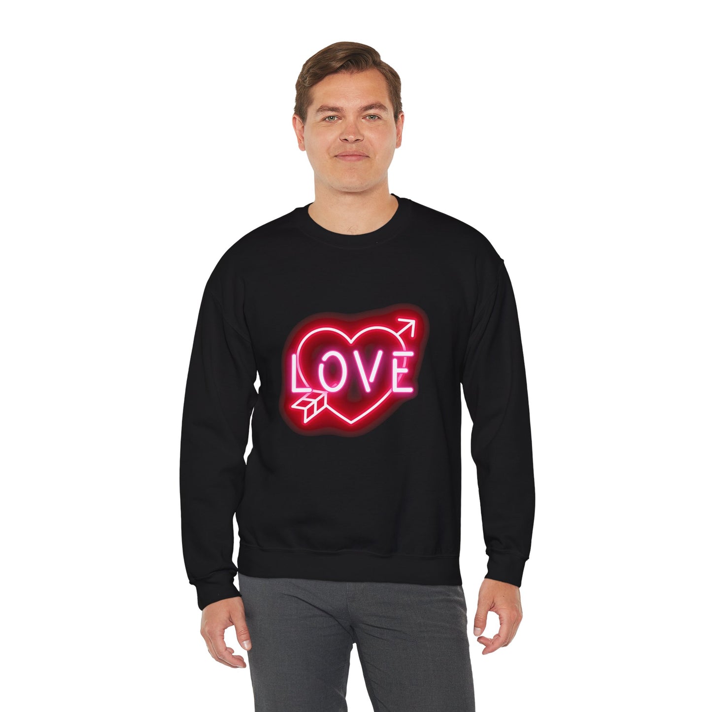 Neon Love Unisex Heavy Blend™ Crewneck Sweatshirt