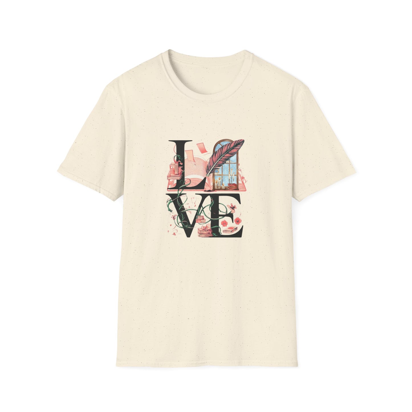 LOVE is a Novel Idea Unisex Softstyle T-Shirt