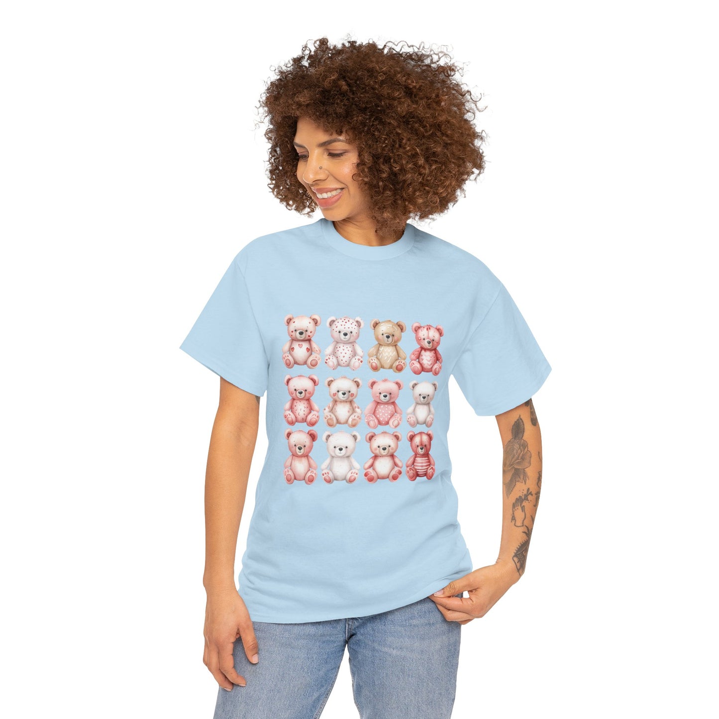 Teddy Bear Party - Valentine's Day Unisex Heavy Cotton Tee