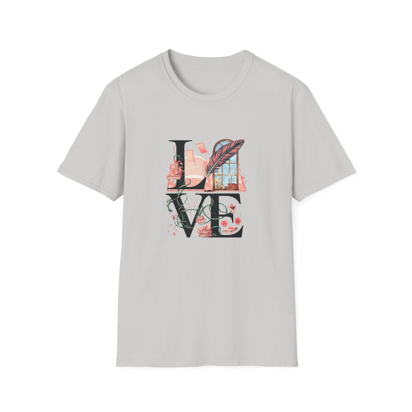 LOVE is a Novel Idea Unisex Softstyle T-Shirt