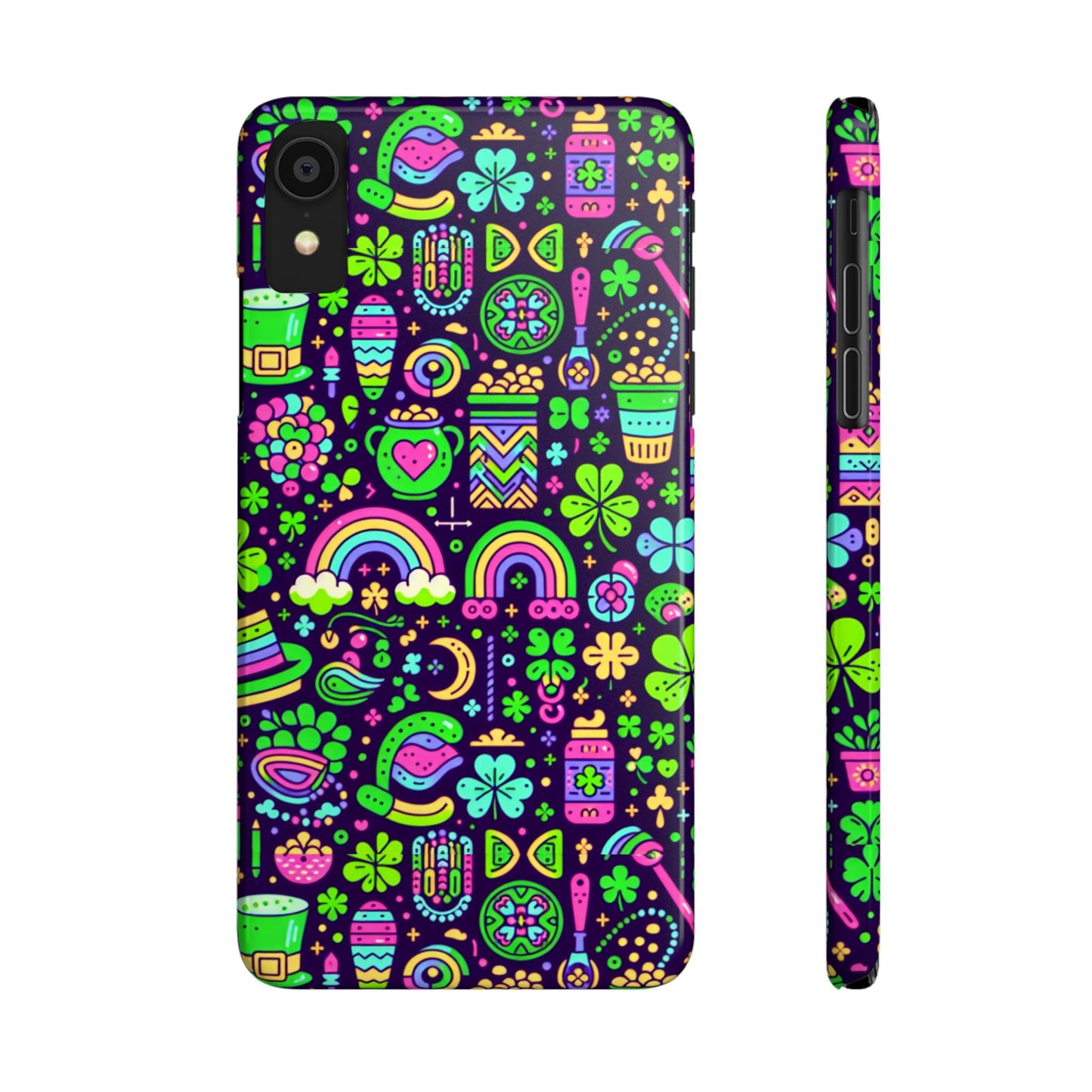 Day-Glo Clover Slim Phone Cases